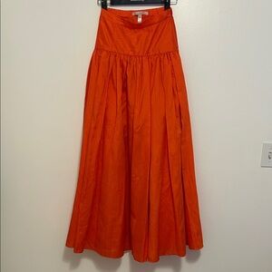 Hutch Vibrant Orange A-Line Skirt